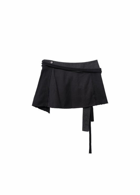 Wrap Mini Skirt