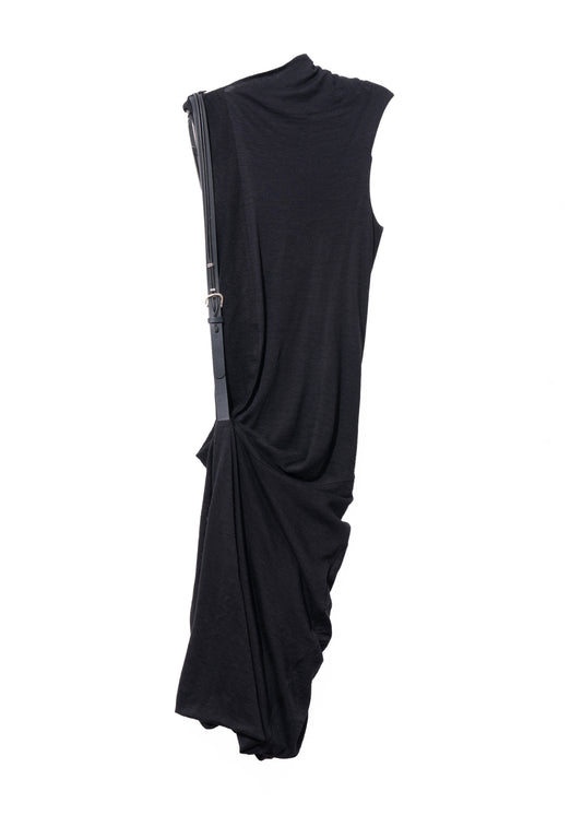 Leather Strap Dress