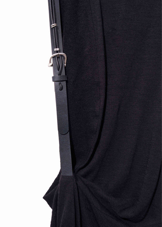 Leather Strap Dress