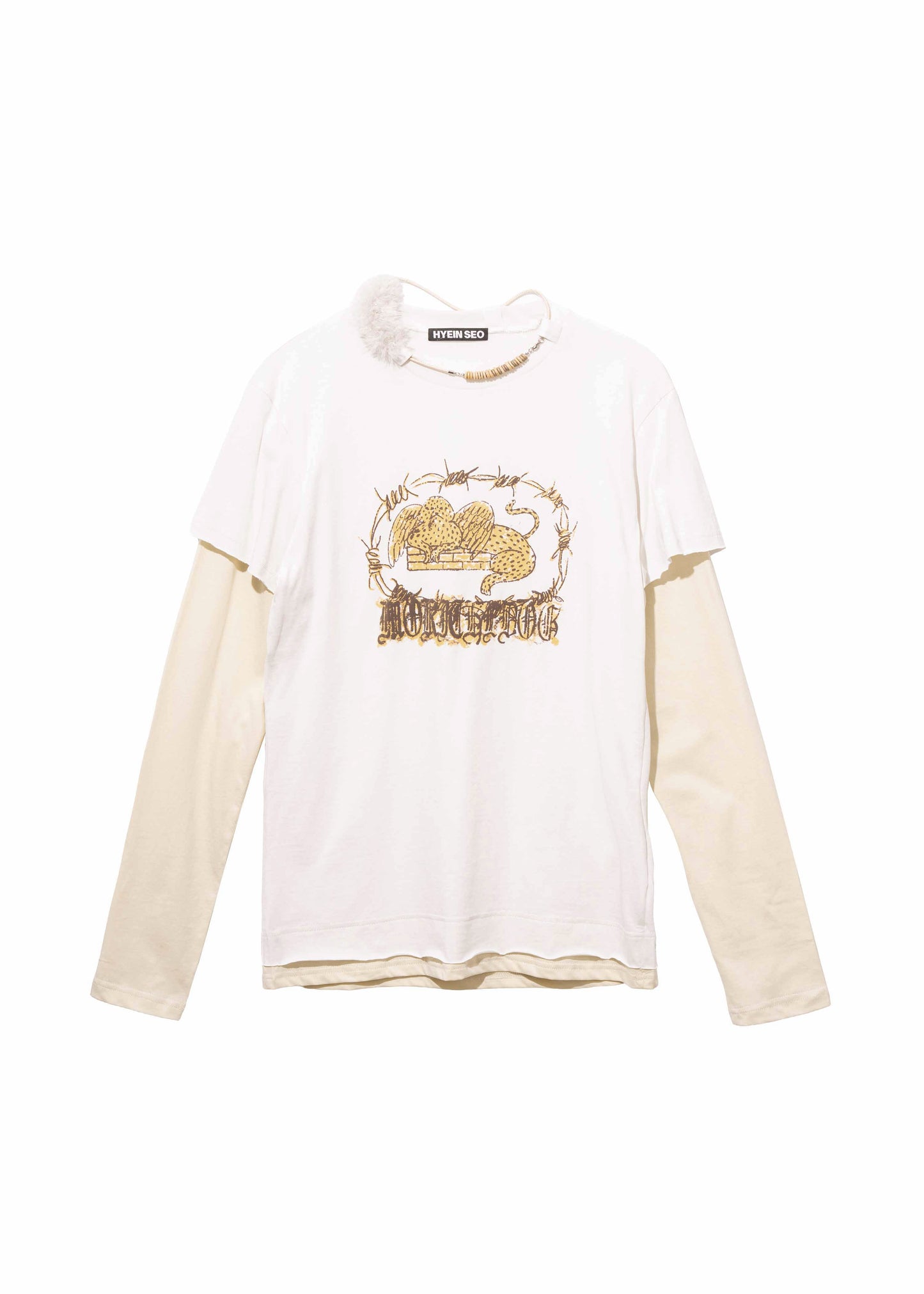 Graphic T-Shirt w/ Necklace