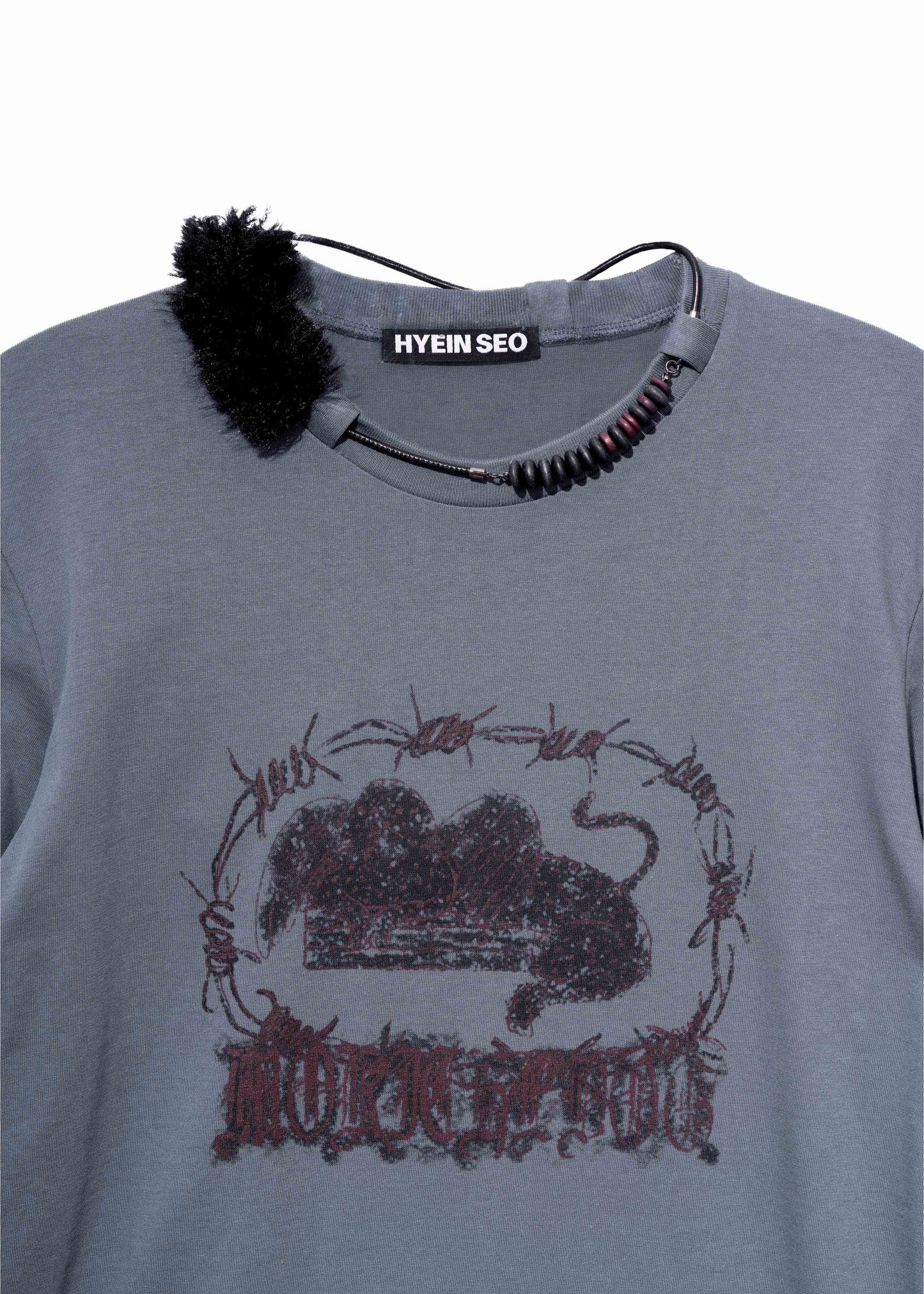 Graphic T-Shirt w/ Necklace