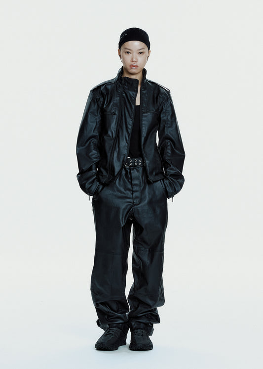 Coated Cotton Rider Jacket
