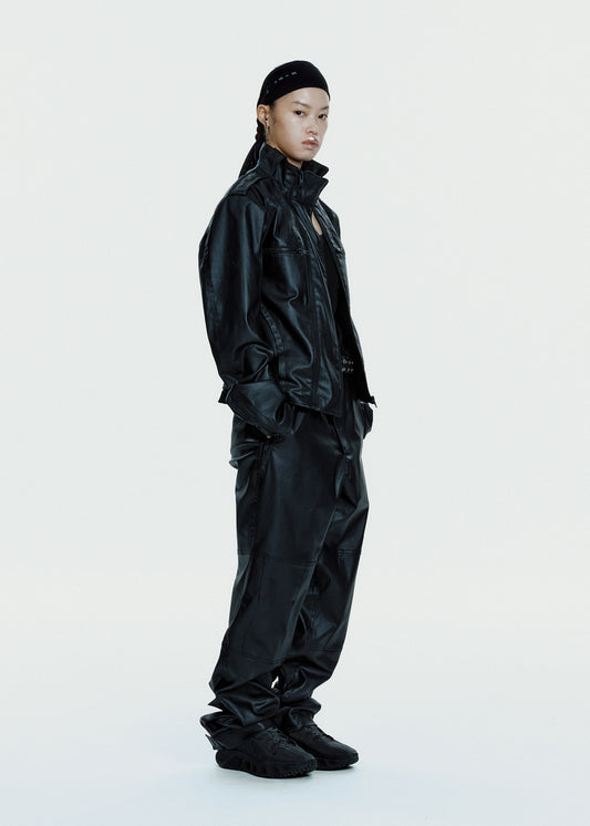 Coated Cotton Rider Jacket