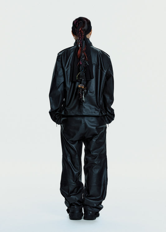 Coated Cotton Rider Jacket