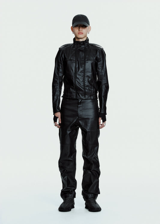 Coated Cotton Rider Jacket
