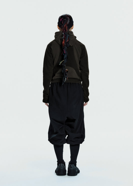Slashed Zip Hoodie