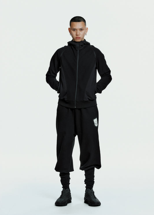 Slashed Zip Hoodie