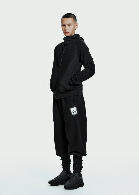 Slashed Zip Hoodie