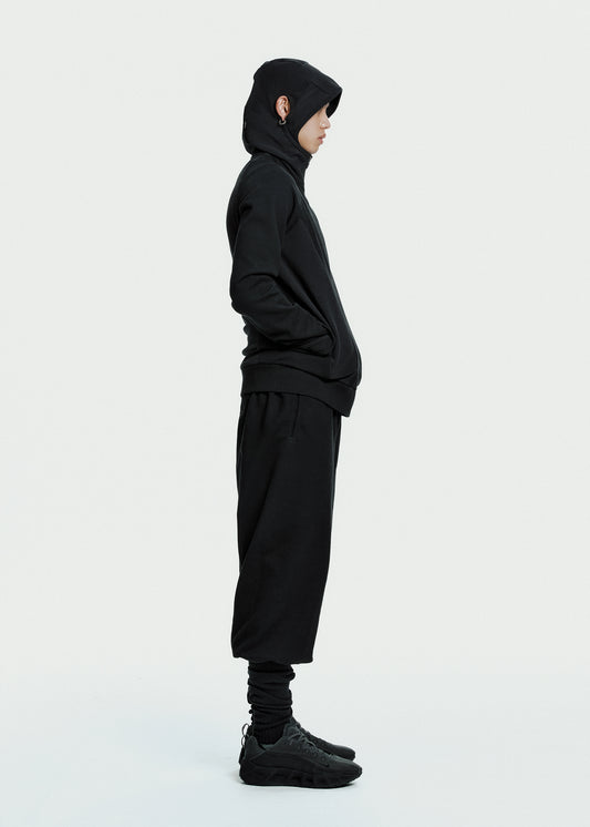 Slashed Zip Hoodie