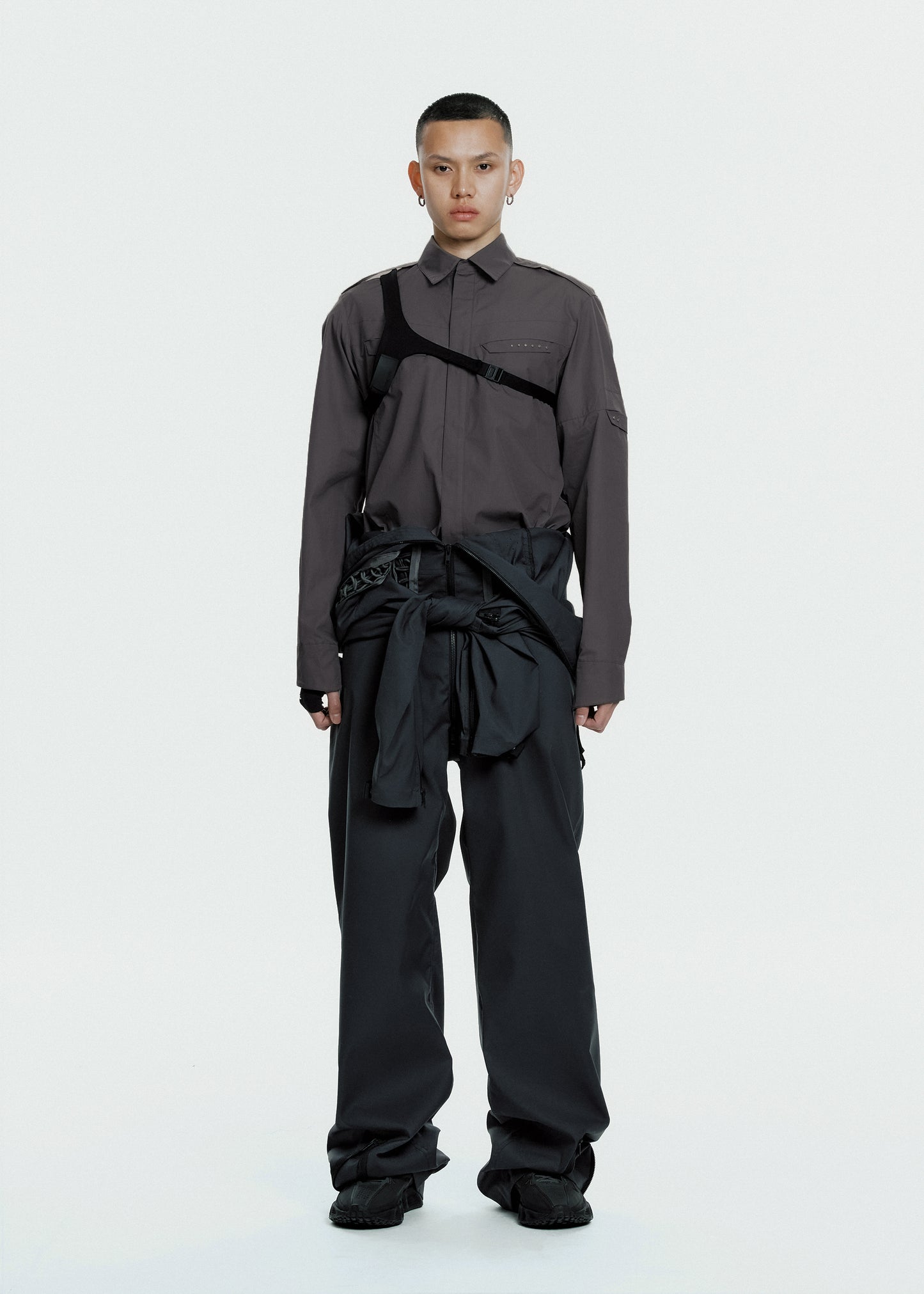 Biker Shirt w/ Shoulder Strap