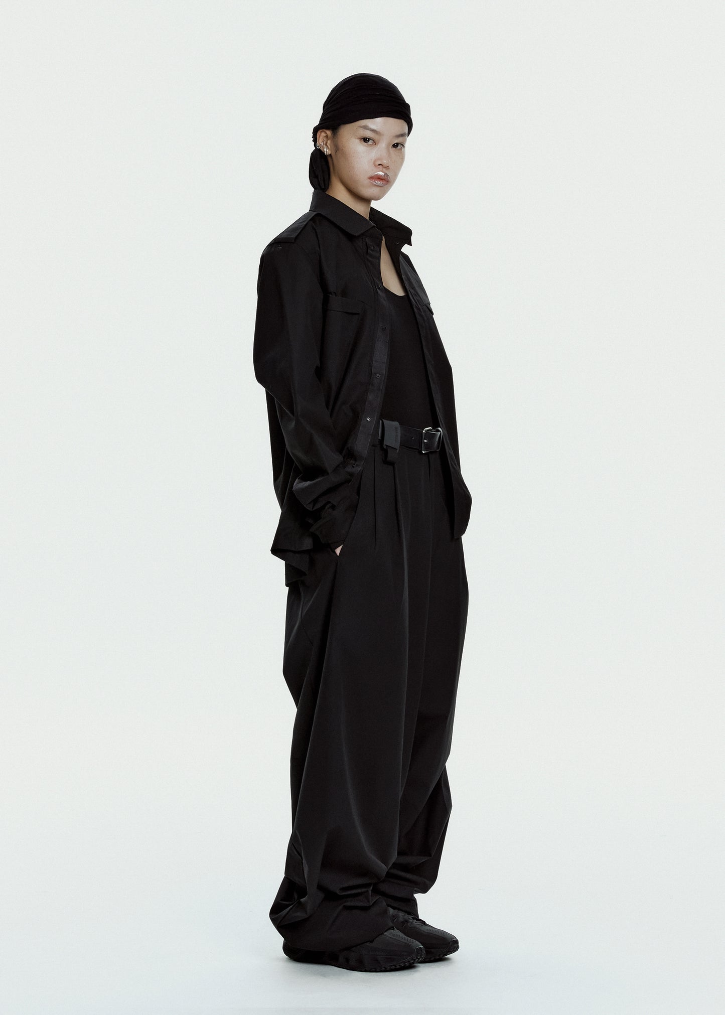 Wool Wide Pants