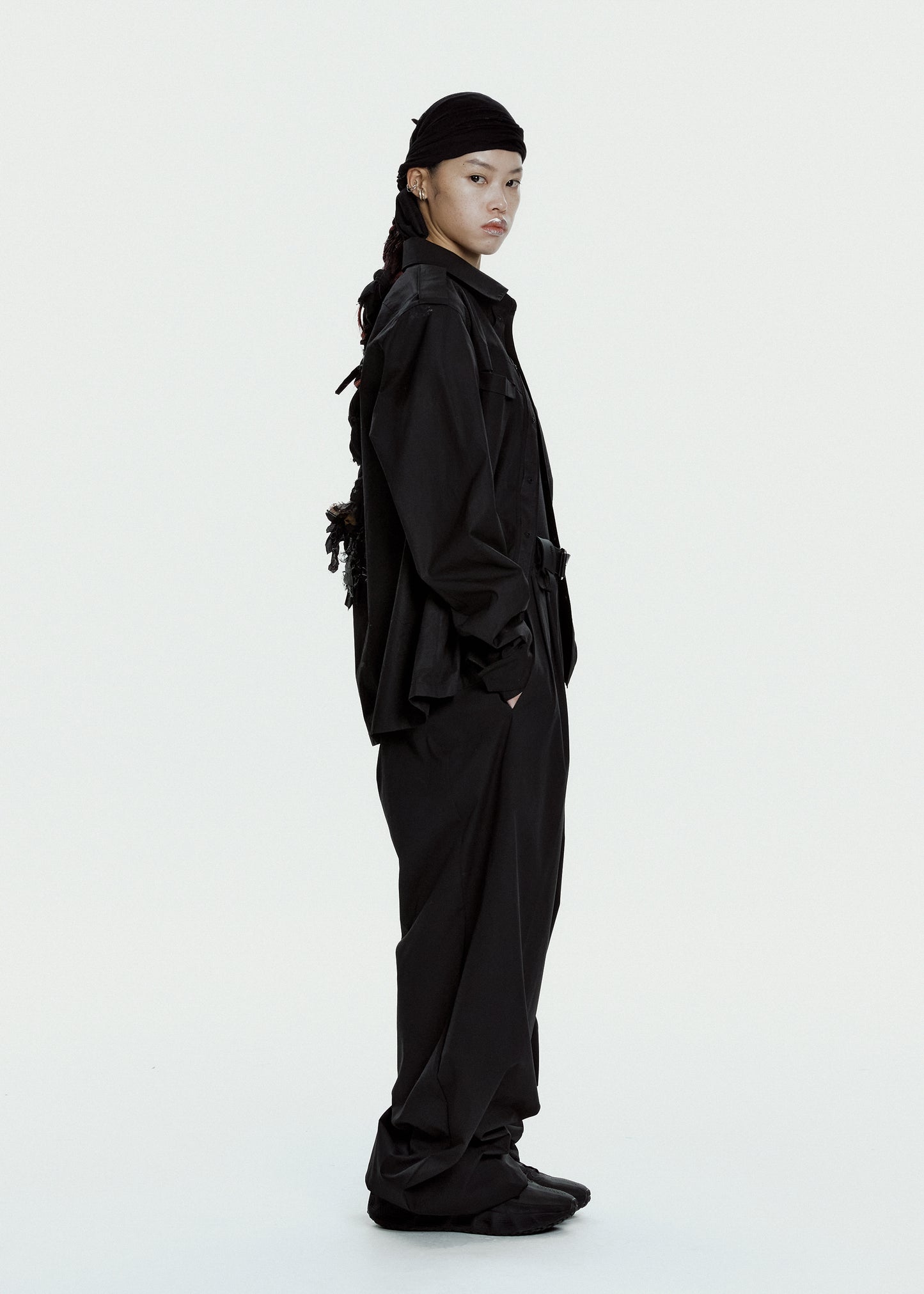 Wool Wide Pants