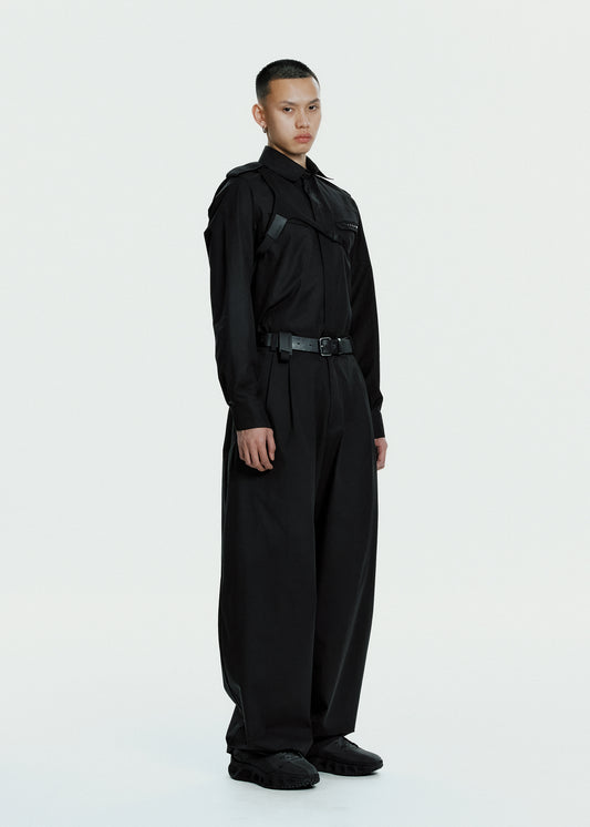 Wool Wide Pants