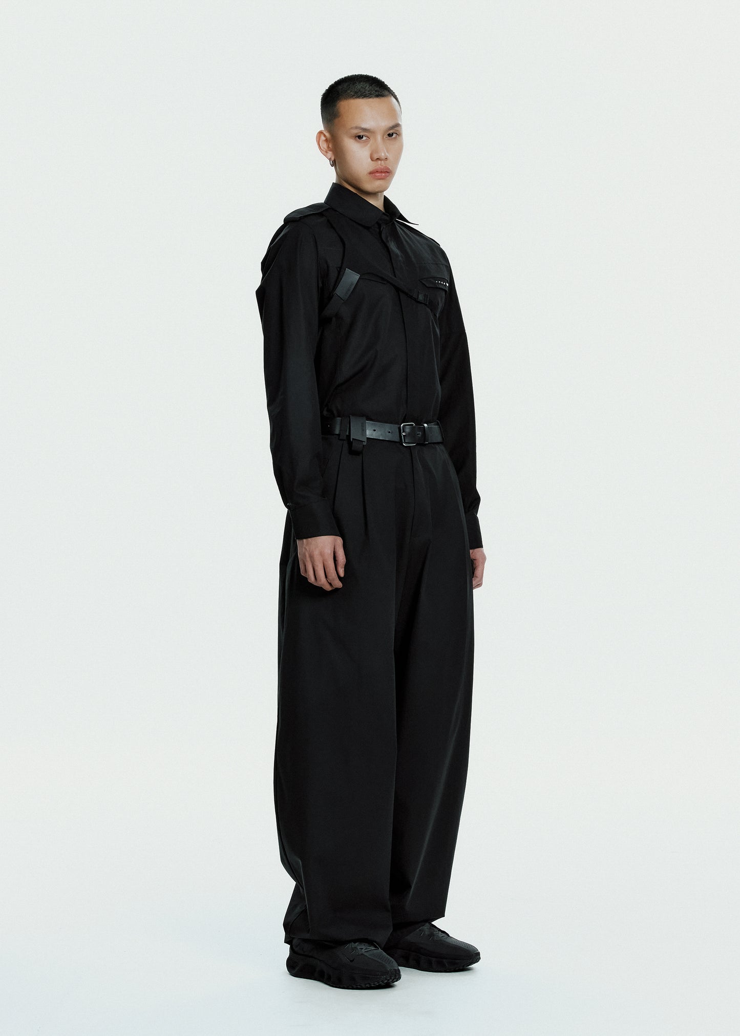 Wool Wide Pants