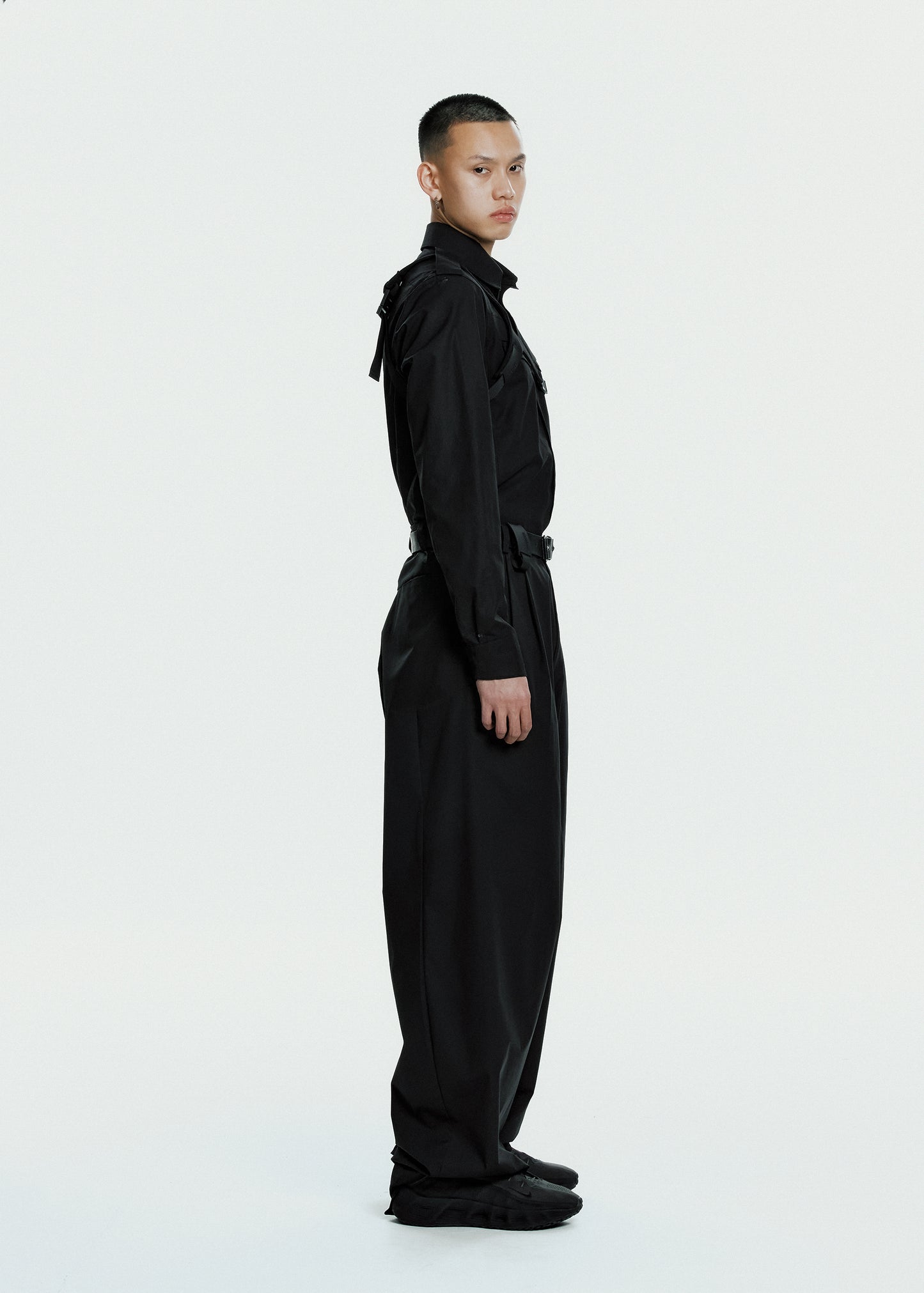 Wool Wide Pants
