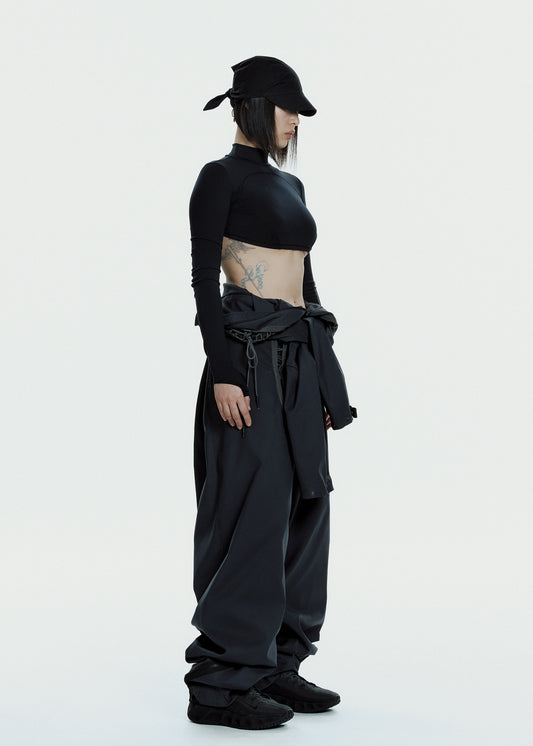 Double Layer Crop Top