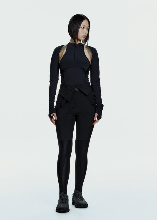 Half-zip Racer Top w/ Harness