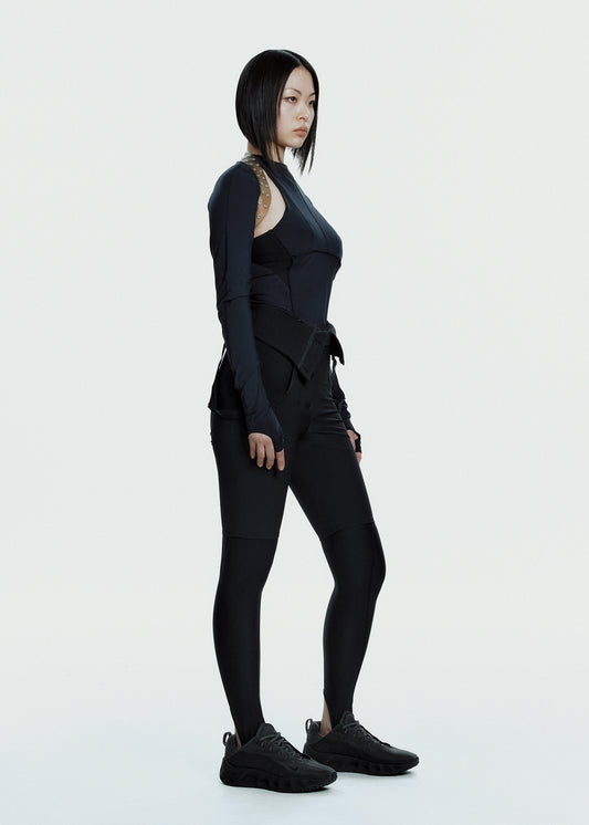 Half-zip Racer Top w/ Harness