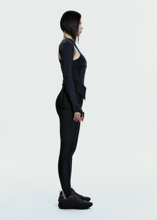Half-zip Racer Top w/ Harness