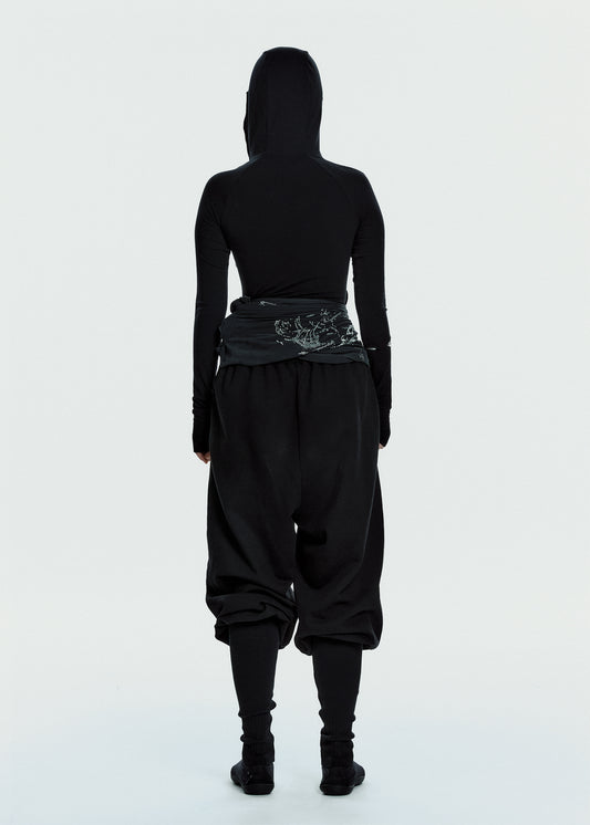 Hooded Shirring Top